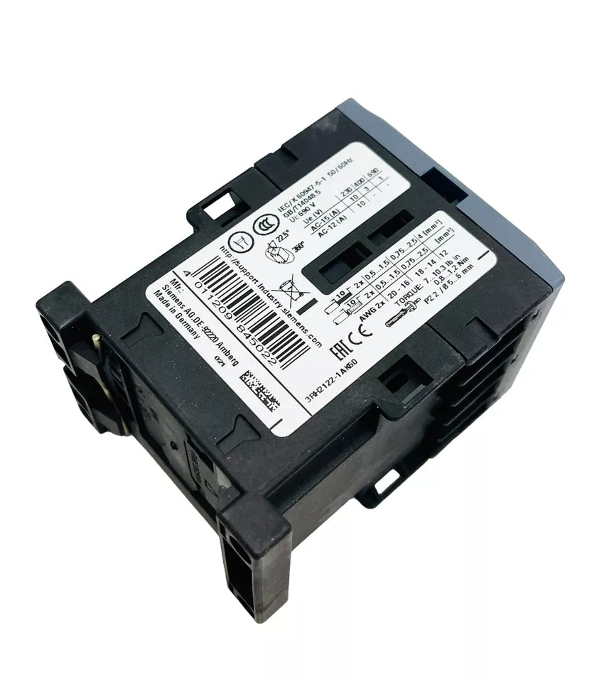 3RH2122-1AK60  | Siemens Auxilliary Contactor Relay 2 N.O