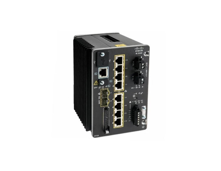 Cisco IE-3300-8T2X-E Catalyst IE3300 Rugged Managed Industrial Switch with 8 RJ45 and 2 SFP+ Ports