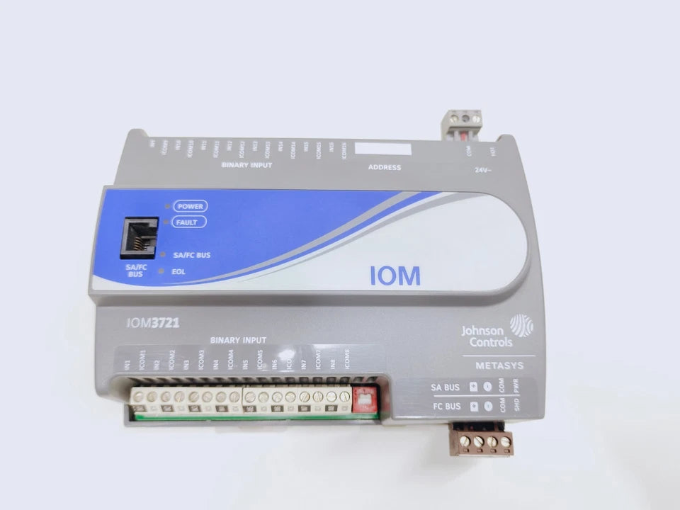 Johnson Controls MS-IOM3721-0 16-Point Input Output Expansion Module for Metasys Building Automation
