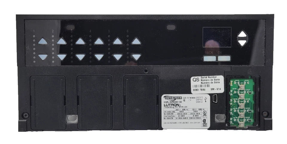 HQRJ-WPM-6D-120 | Lutron HomeWorks QS Wireless Wallbox Power Module