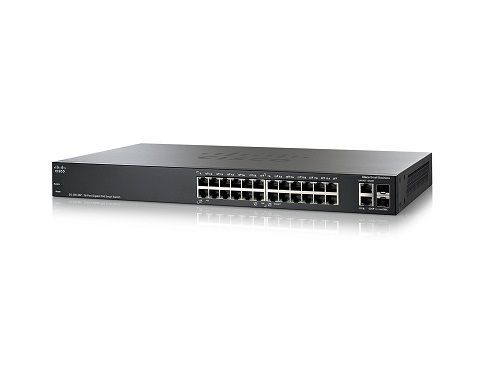 SG220-26P-K9-NA | Cisco 220 Series Stackable Smart Plus Switch 24-Port