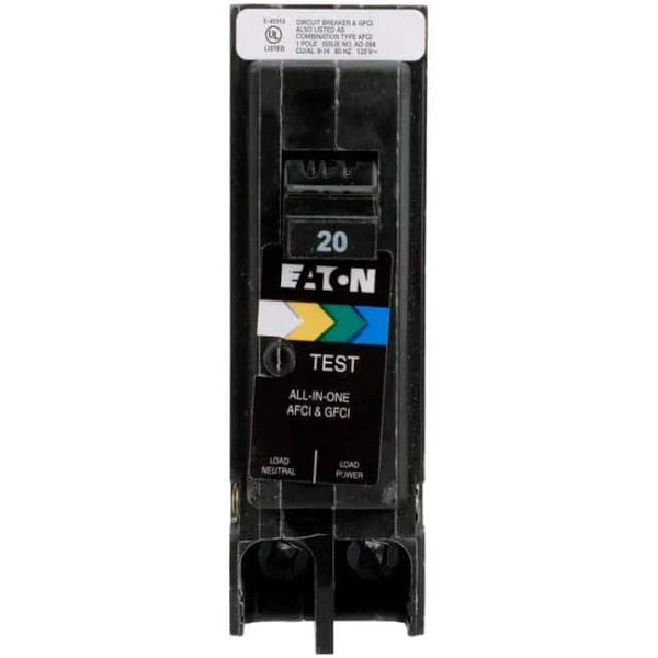 BRN120A1CS | Eaton BR Arc Fault / Ground Fault Circuit Breaker