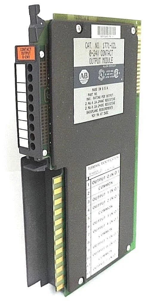 1771-OZL | Allen-Bradley PLC 5 Digital Contact Output Module, 8 (4 Sets of 2)