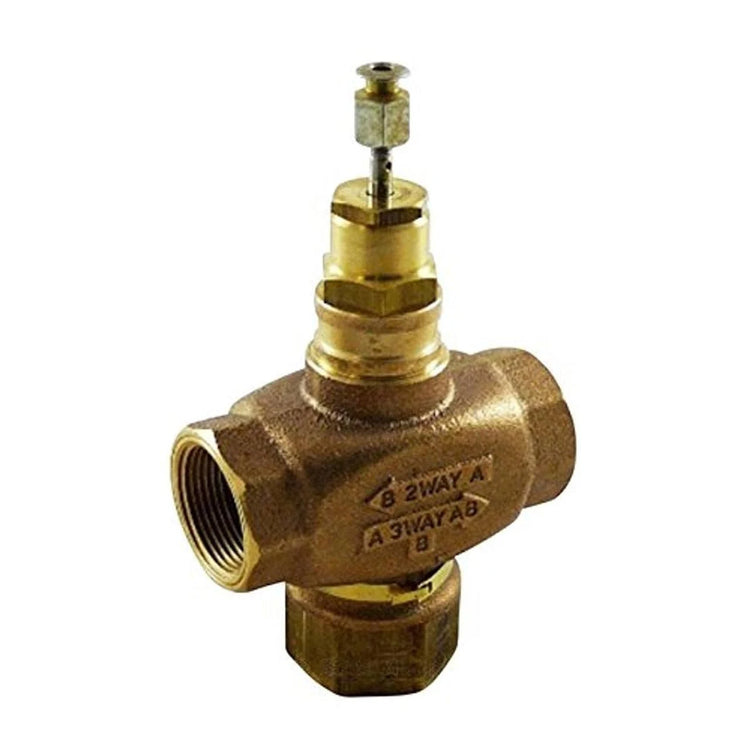V5011N2097 | Honeywell 2-Inch NPT Two-Way Globe Valve 46.8 Cv Brass Body