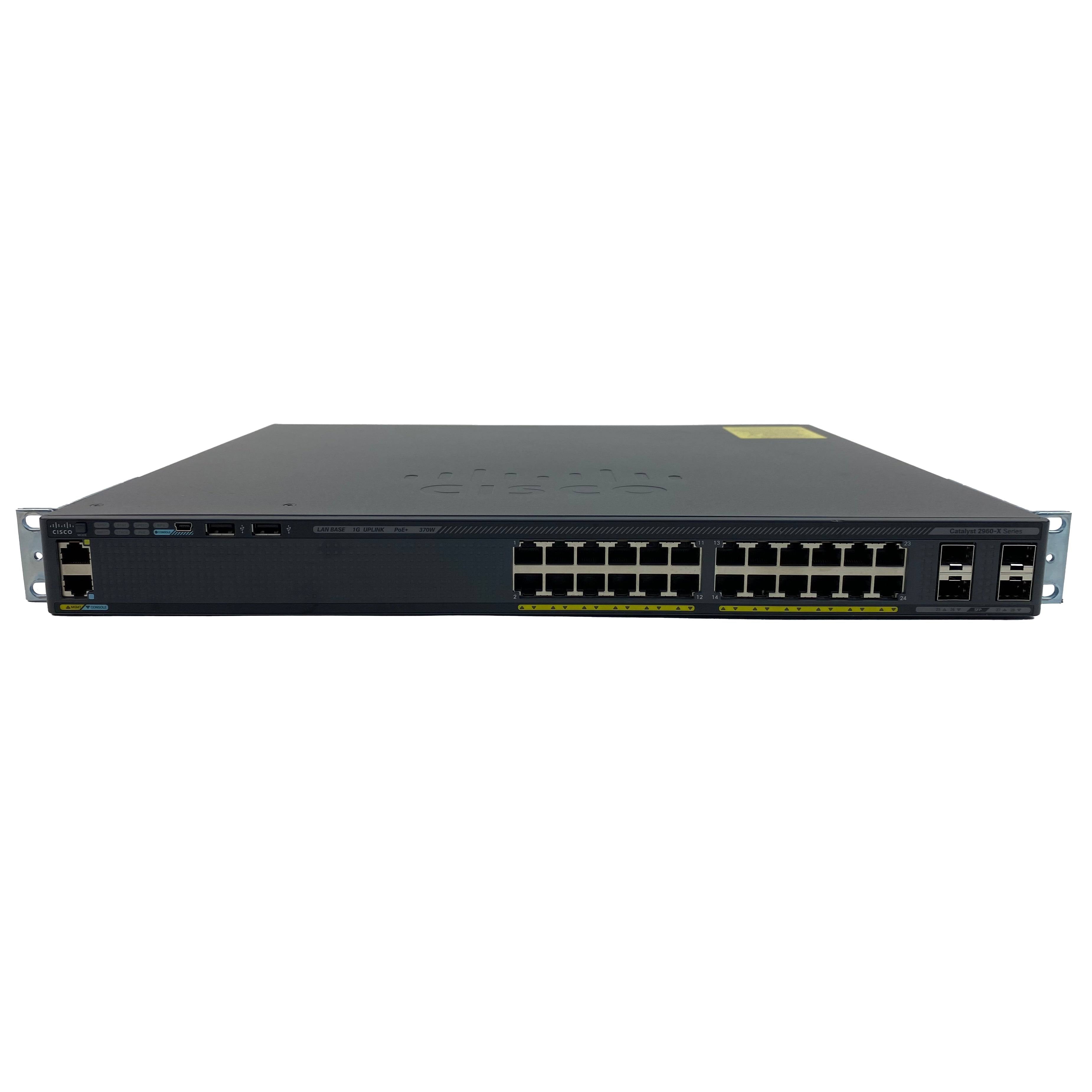 WS-C2960X-24PSQ-L | Cisco Catalyst 2960 X Series 24-Ports Switch