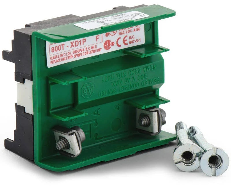 800T-XD1P | Allen-Bradley 30.5 mm 1NO Sealed Switch Push Button Contact Block