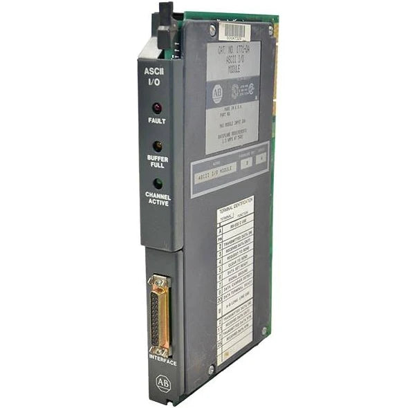 1771-DA | Allen-Bradley PLC-5 ASCII I/O Module, 1.5K words/3K bytes, RS-232-C