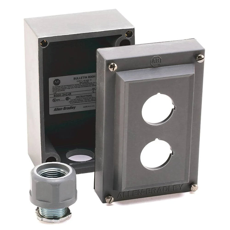 800H-1HZ4R | Allen-Bradley 30 mm Rosite Single Push Button Enclosure
