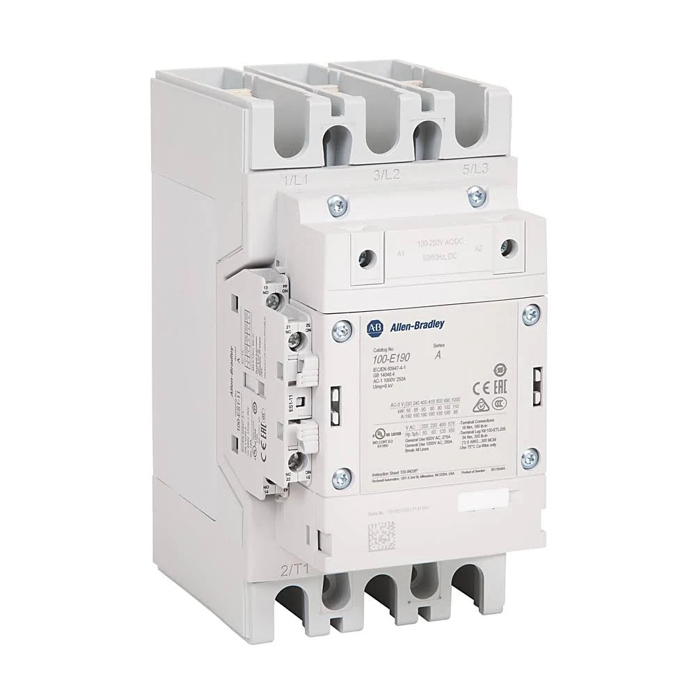 100-E190KD11 | Allen-Bradley IEC 190 A Contactor