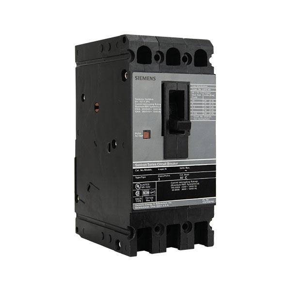 Siemens HHED63B100 Sentron ED-Frame 100A 3-Pole 600V Molded Case Circuit Breaker