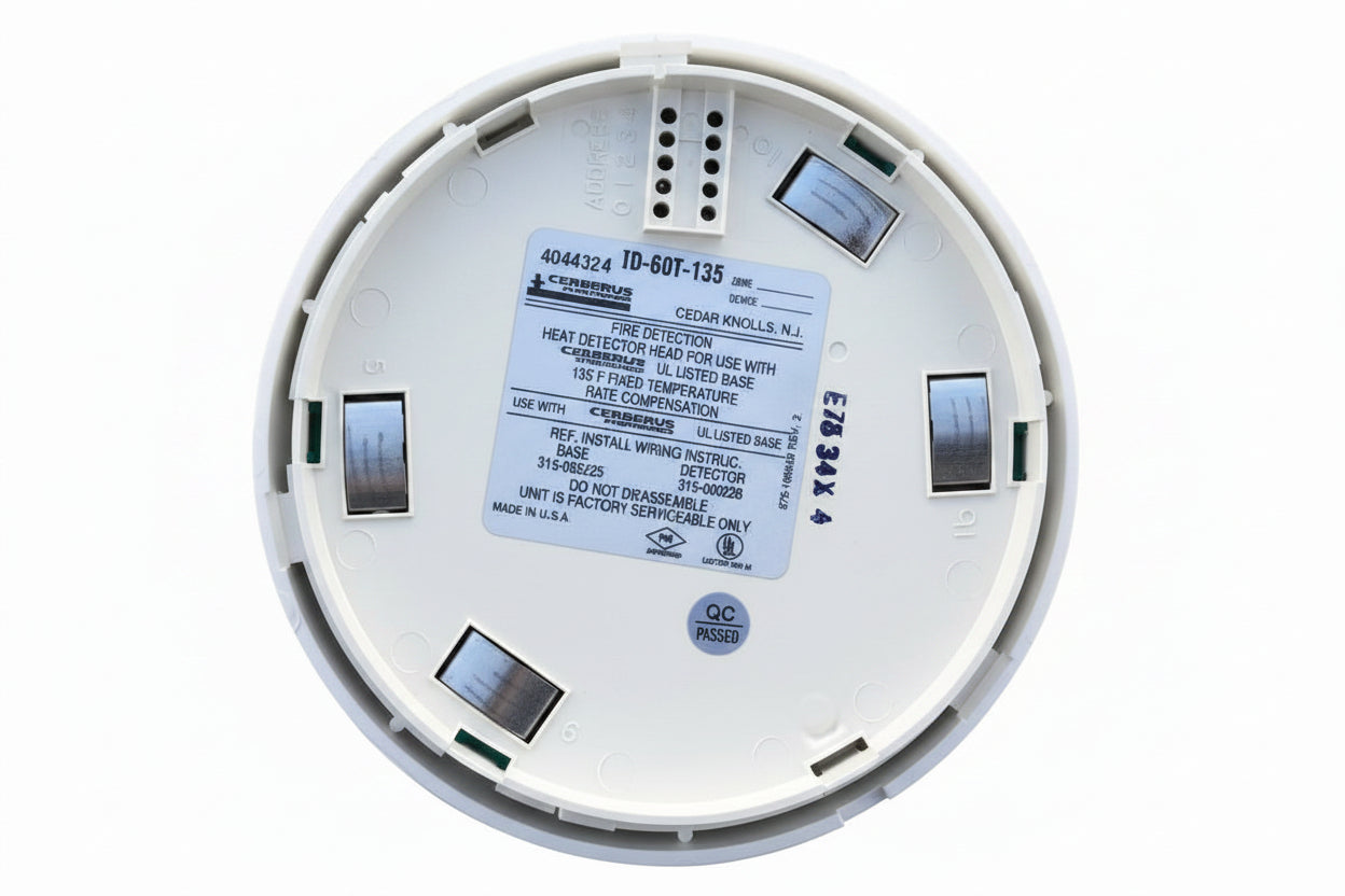 Siemens ID-60T-135 Intelligent 135°F Rate-Compensated Thermal Fire Detector