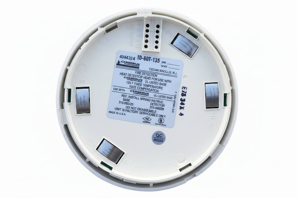 Siemens ID-60T-135 Intelligent 135°F Rate-Compensated Thermal Fire Detector
