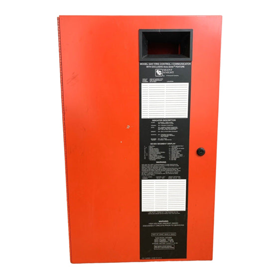 SK-5207 | Silent Knight 8-Zone Fire Alarm Control Panel with Digital Communicator