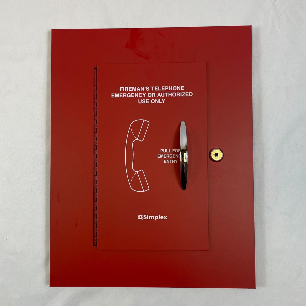 Simplex 2084-9018 PTT Armored Break-Rod Flush Mount Firefighter Telephone Station