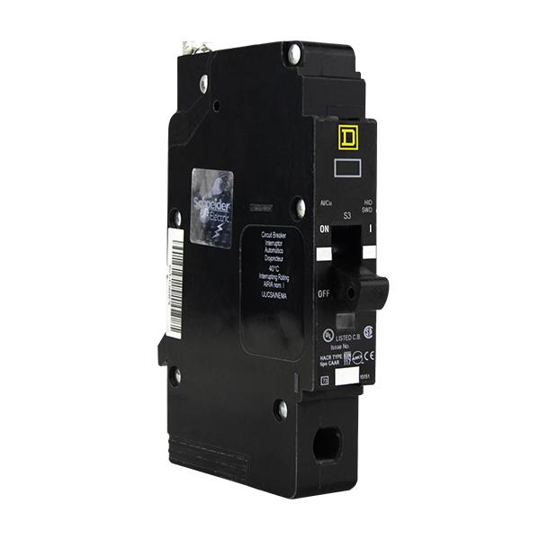 EGB14015EPD | Square D 15A 1-Pole 277VAC Ground Fault Circuit Breaker, Bolt-On, Thermal Magnetic