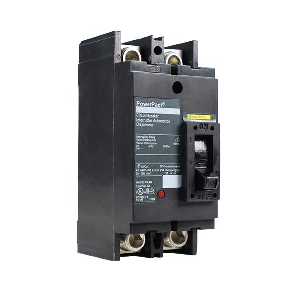 QGP22200TM | Square D 200A 2-Pole 240VAC Thermal Magnetic Molded Case Circuit Breaker