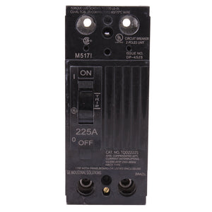General Electric TQD22225 225A 2P 240V 10kAIC Bolt-On Breaker