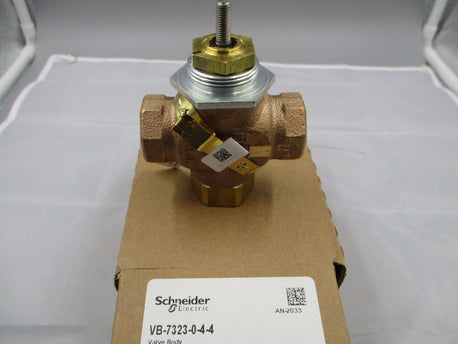 VB-7323-0-4-4 | Schneider Electric 1/2" 3-Way Diverting Globe Valve Body, Cv 4.4