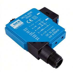 Sick WLL12-B5181 Fiber Optic Photoelectric Sensor Amplifier with PNP and NPN Outputs