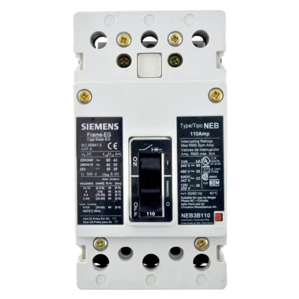 HEM3M070 | Siemens 3-Pole Motor Circuit Breaker 70A