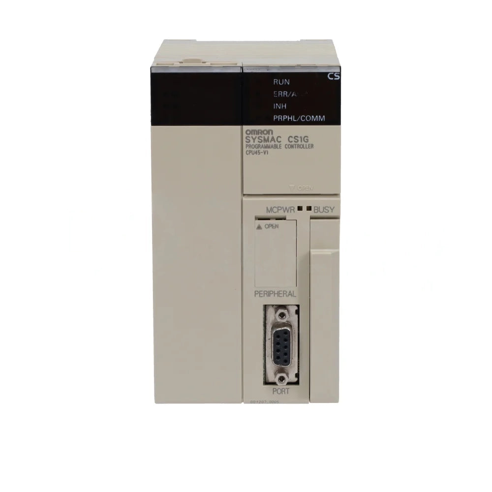 CS1G-CPU45-EV1 | Omron High-Speed PLC CPU with 60K Steps 128K Memory