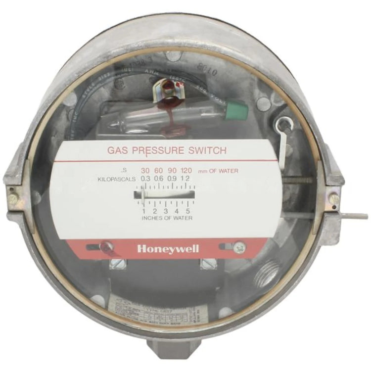 C437E1038 | Honeywell Gas/Air Pressure Limit Switch, 1/2–5-1/2 in. Water Column